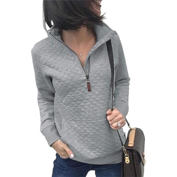 Women’s Winter Cropped Puffer Jacket – Short, Warm Quilted Coat - Picture 5 of 7